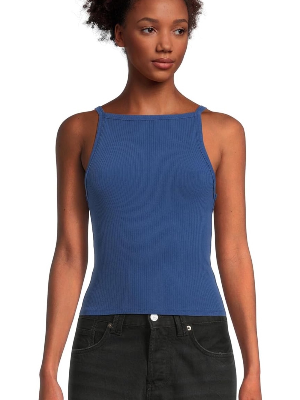 Free People Mia Ribbed Tank NWT size Small 💜 Smokey Grape Color💜